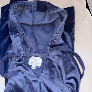 Aerie Navy Teddy Jacket